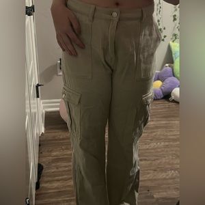 Light khaki cargo pants